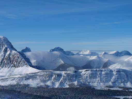 The pointy peak on left is Split Peak