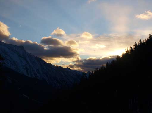 It's almost the shortest day, so sun came out very late