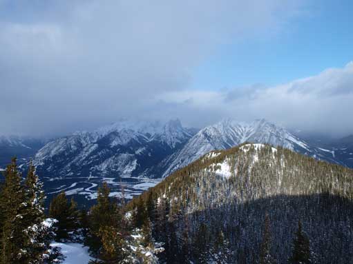 The NW side was soaked. You can see Cory in this photo