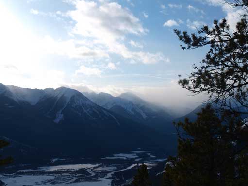 Towards Sunshine Road.