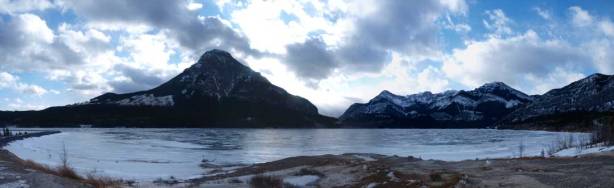 A last look at Barrier Lake before driving home.
