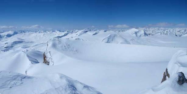 The view towards west. Wow! Big scenery