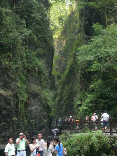 One of the must-visit areas in this mountain. There're lots of monkeys but I didn't have a good photo of them until on the way down.