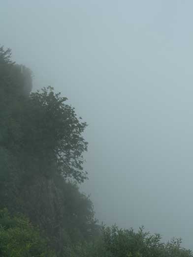 Weather was poor the next day.