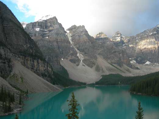 Moraine Lake in the morning