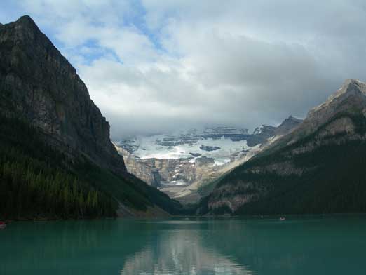 The tourist's shot of Lake Louise