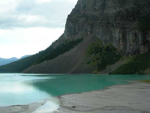 Around the lake to its backside