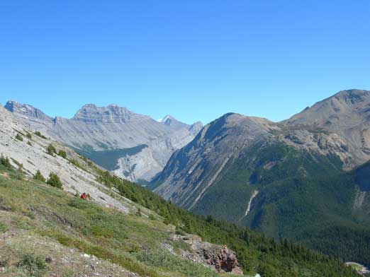 At the end of official trail. Cirrus Mountain behind.