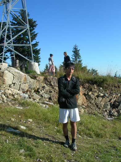 Me on top of the chairlift