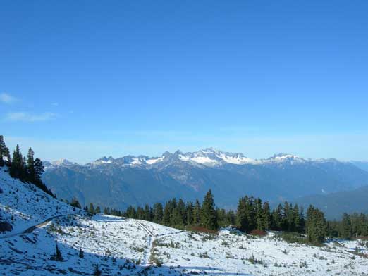 Mt. Tantalus trying her best to compete!