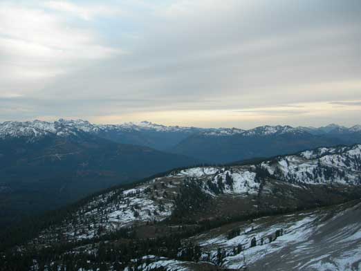 Looking over Paul Ridge (in the foreground)