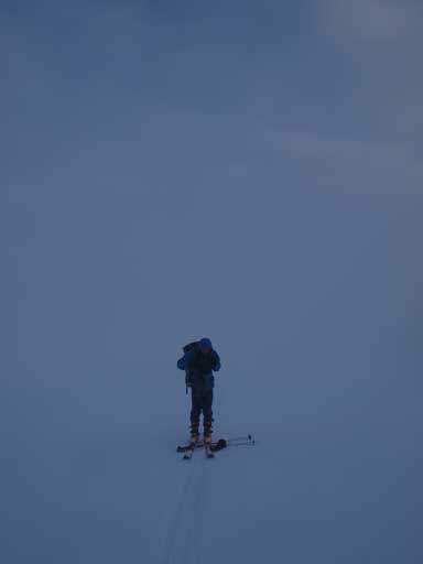 And, in the mist now...