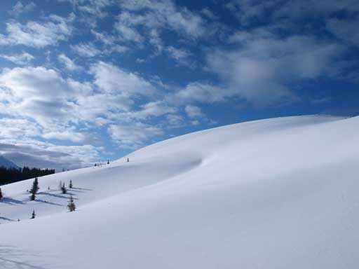 Prime ski terrain. I was psyched for that!