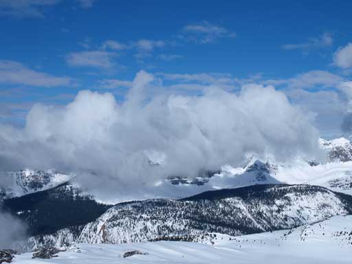 The clouds were really making things dramatic