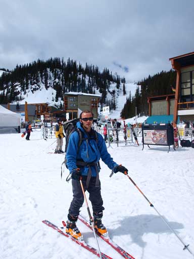 Ben enjoys skiing. Ready for the ski-out?