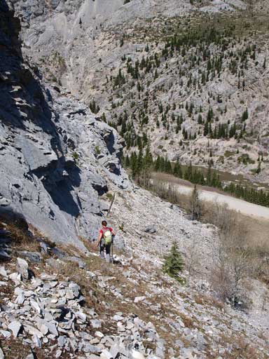 Almost back to the parking lot. Now we'd found the correct trail