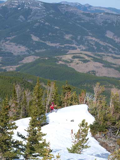 Andrea coming out of the last bit of suffering.