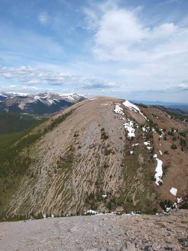 Windy Peak seen from Mount Hornecker