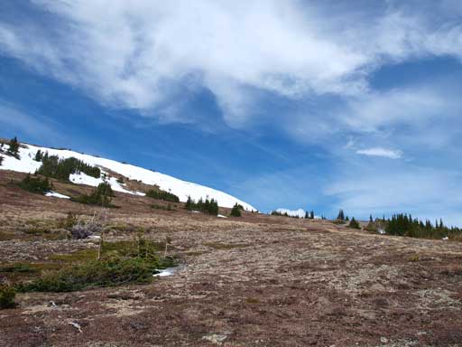 And it was a straightforward hike to Windy Peak, with strong wind though