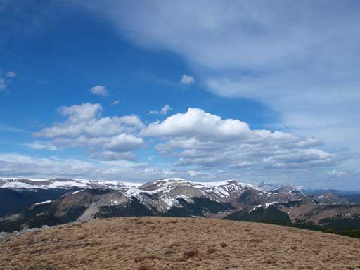 Clouds above Hailstone Butte