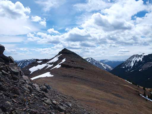 I'll traverse to this lower summit as well