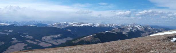 Plateau Mountain and Hailstone Butte towards north