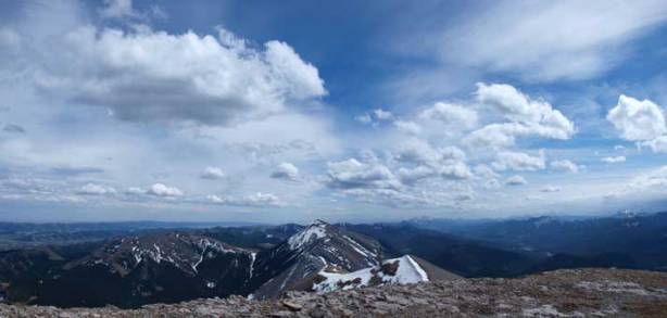 Beautiful clouds towards south