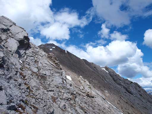 After that bit we bypassed all the difficulties on climber's right.