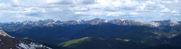 The group of front range peaks.