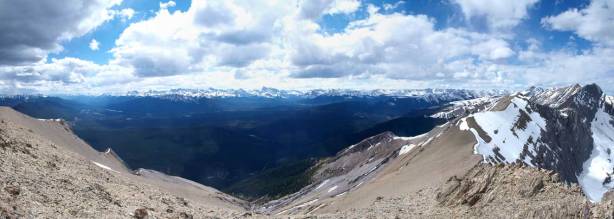 Another panorama towards the mountain side.