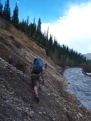 The riverside wasn't easy at all