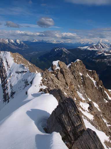 Terrain was getting easier near the summit