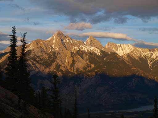 Hawk and Colin at sunset hour