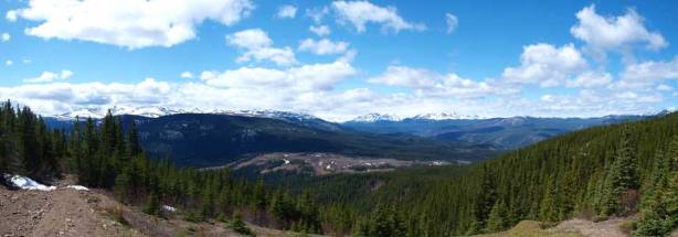 Panorama view from an opening area.