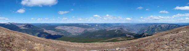 Panorama of the prairie side