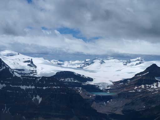 Zooming-in towards Wapta Icefield
