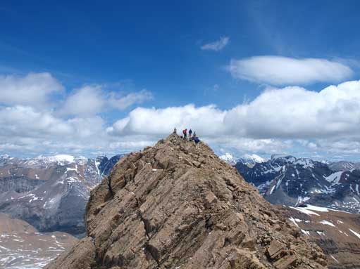 True summit seen from false summit