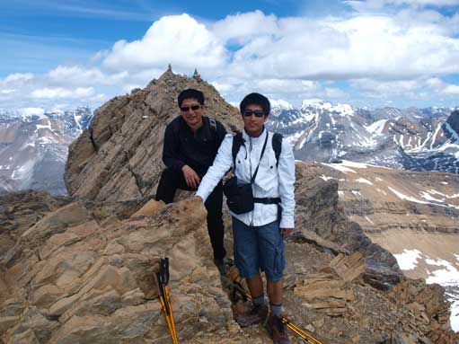 Dad and I on false summit