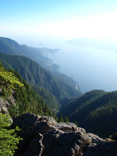 Same as above, but showing the steepness of the west side