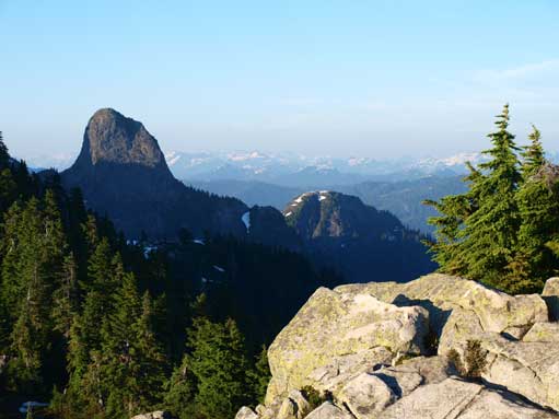East Lion seen from the south summit