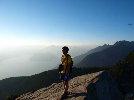 Me on south summit, soaking in the views