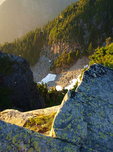 Getting closer to a drop-off. I was very nervous about these things.