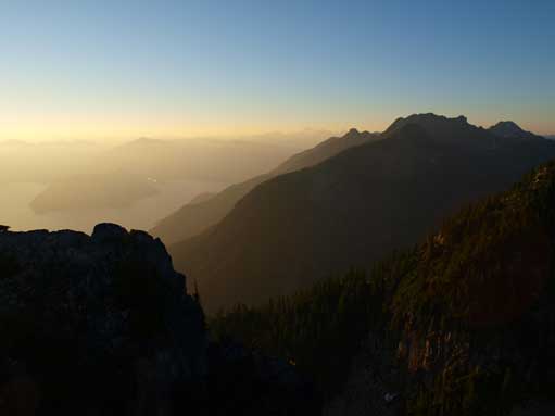 The higher peak on right is Brunswick Mountain