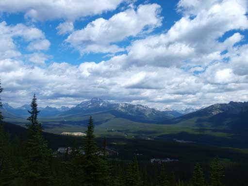 Mount Hector from Saddleback Trail