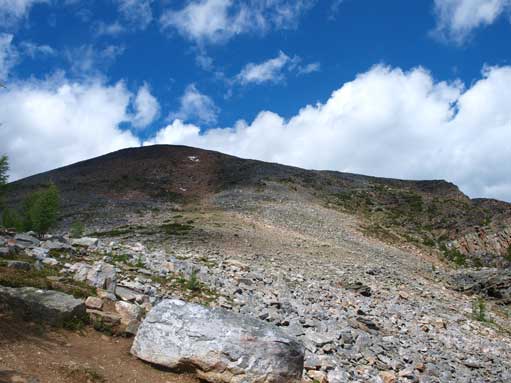 The upper slope of Fairview.