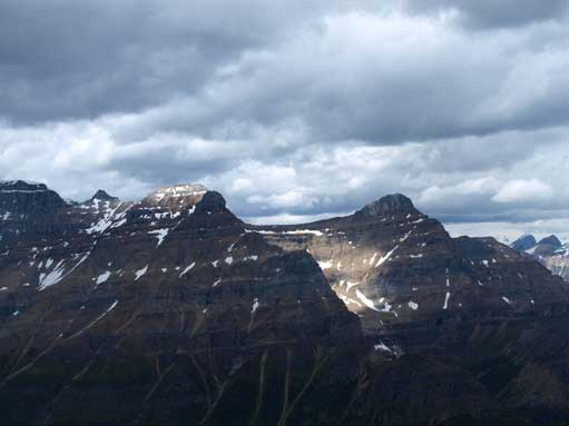 Mount Whyte and Mount Niblock