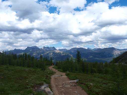 Back to the trail. Time to go down.