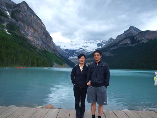 We drove back to Lake Louise