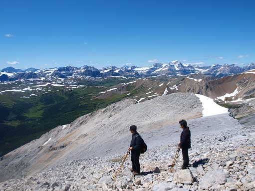 Dad and mon soaking in the views
