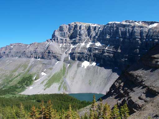 Bourgeau Lake and Mount Bourgeau